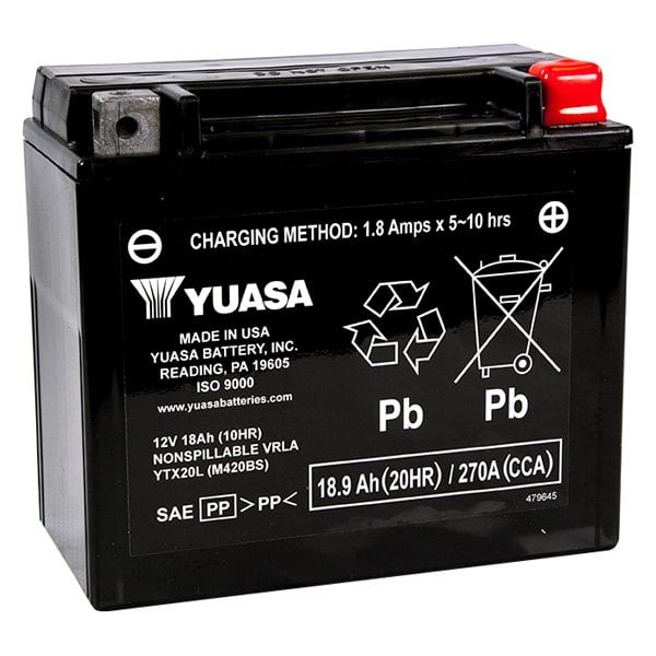 Yuasa Yuam Bs Ytx Maintenance Free Factory Activated Battery