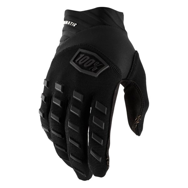 100%® - Airmatic V2 Men's Gloves (Small, Black/Charcoal)