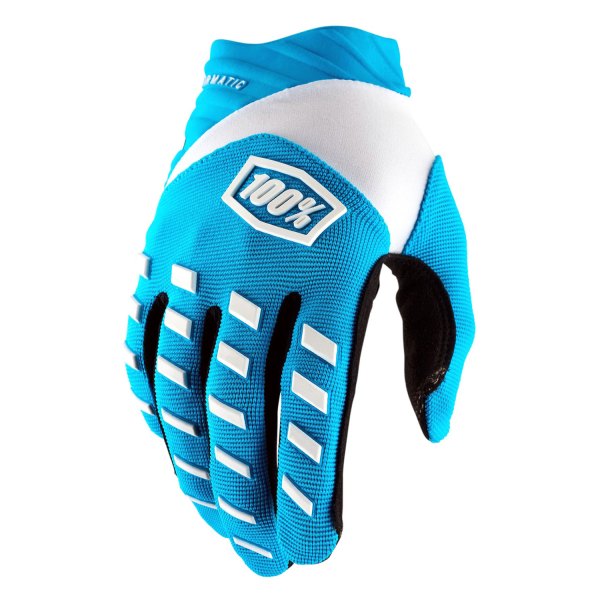 100%® - Airmatic V2 Men's Gloves (Small, Blue)