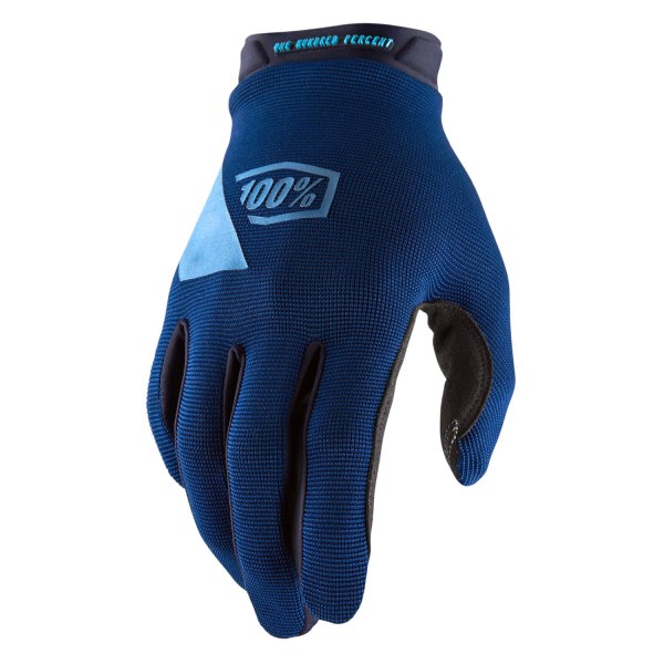 100%® - Ridecamp V2 Men's Gloves (Small, Navy/Slate Blue)