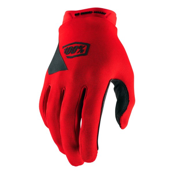 100%® - Ridecamp V2 Youth Gloves (Small, Red)