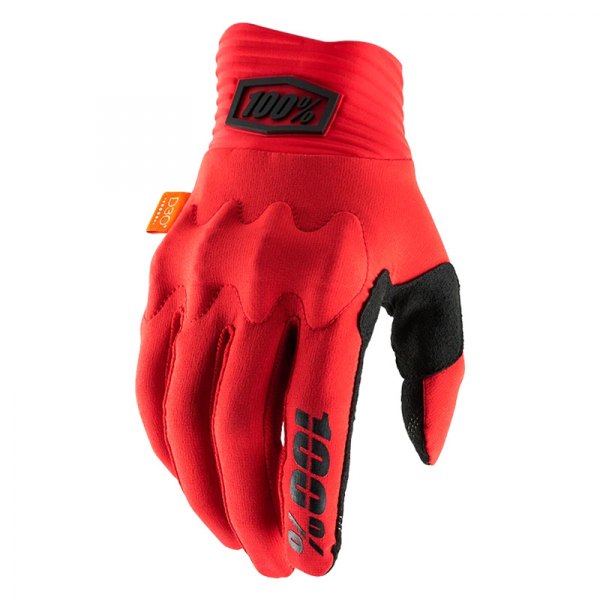 100%® - Cognito Men's Gloves (Large, Red/Black)