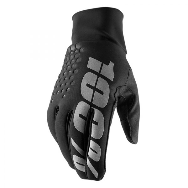 100%® - Hydromatic Brisker Men's Waterproof Gloves (Small, Black)