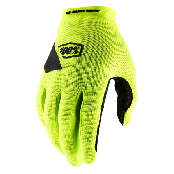 100%® - Ridecamp Men's Gloves (Large, Fluorescent Yellow)