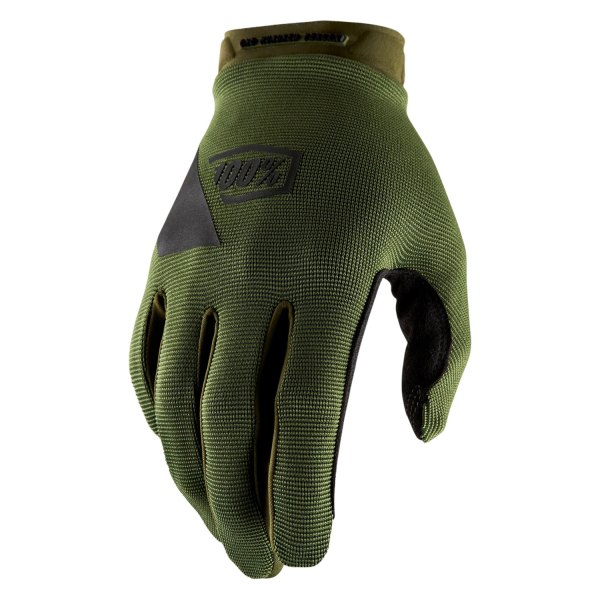 100%® - Ridecamp Men's Gloves (Large, Green)