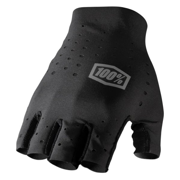100%® - Sling Bike Shortfinger Gloves (Large, Black)