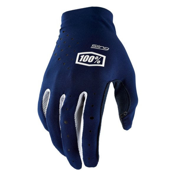 100%® - Sling MX V2 Men's Gloves (Small, Navy)