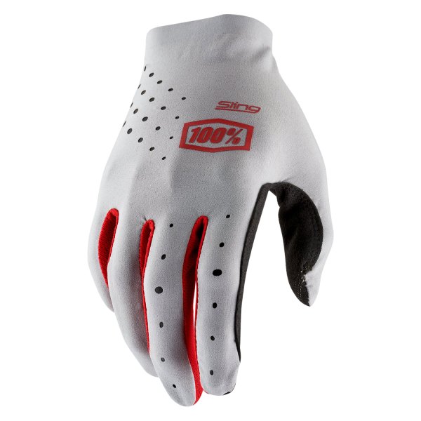 100%® - Sling MX Men's Gloves (Small, Gray)