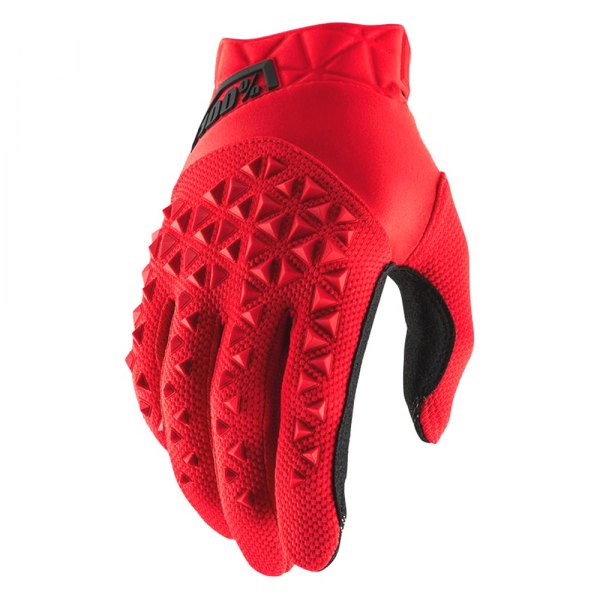 100%® - Airmatic V2 Gloves (Small, Red/Black)