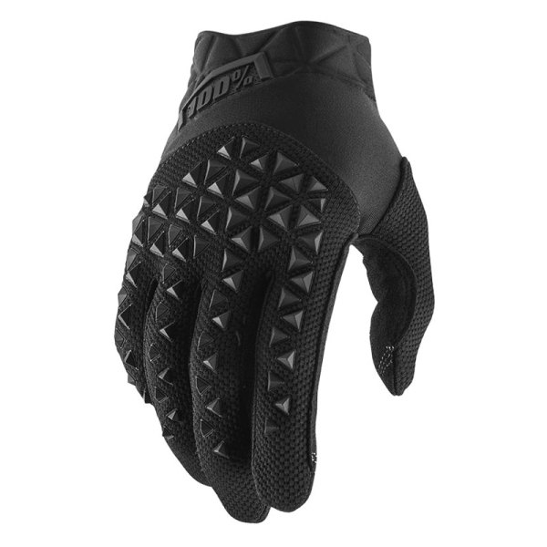 100%® - Airmatic V2 Junior Gloves (Medium, Black/Charcoal)