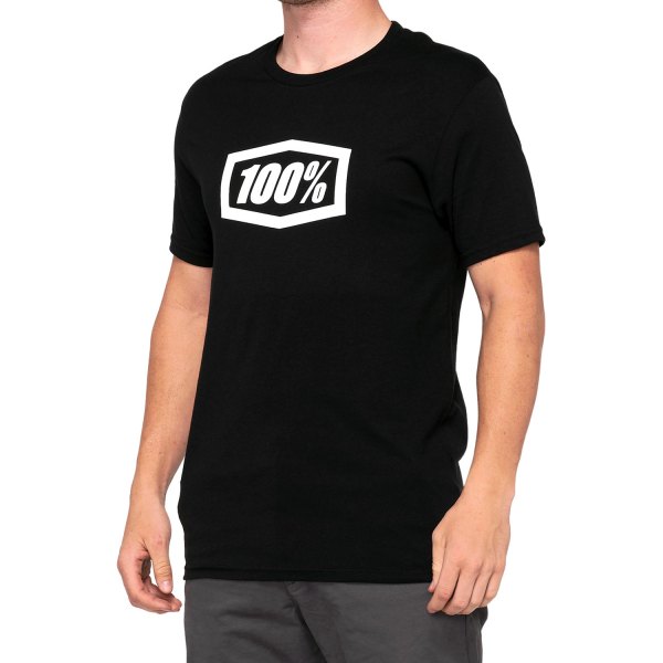 100%® - Icon Youth Tee (Small, Black)