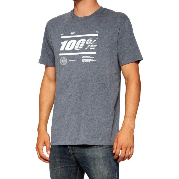100%® - Icon Youth Tee (Small, Heather Gray)