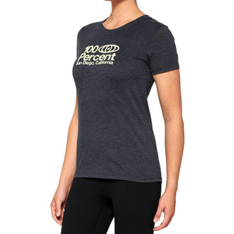 100%® - Sd Women's Tee (Large, Navy Heather)