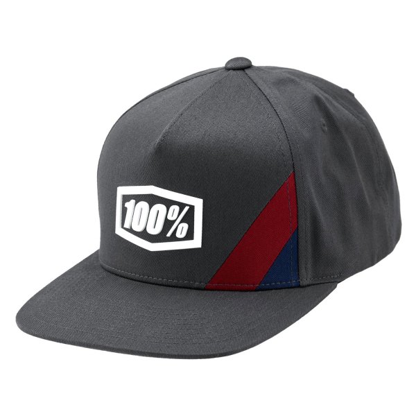 100%® - Cornerstone Men's Hat (One Size, Steel)