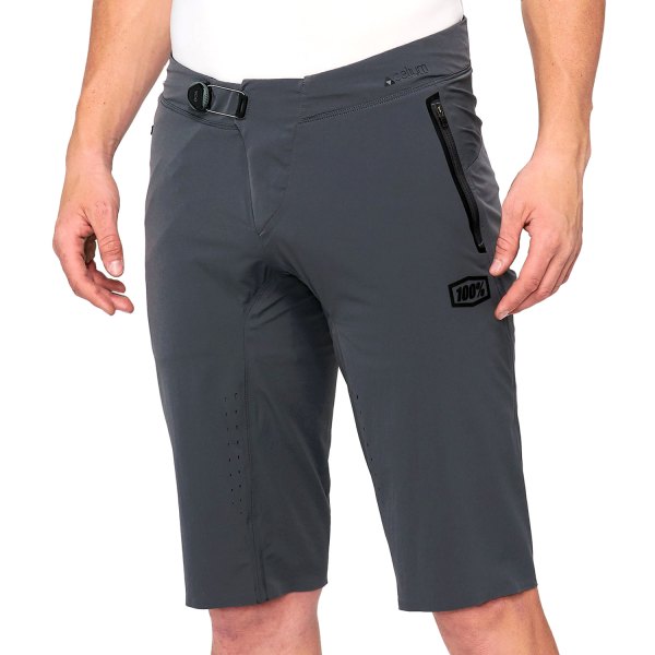 100%® - Celium V2 Men's Shorts (30, Charcoal)