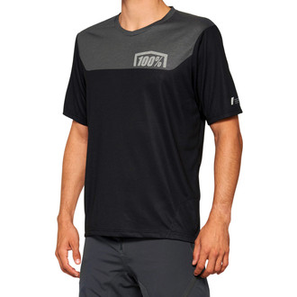 100%® - Airmatic V2 Men's Jersey (Large, Gray/Midnight)