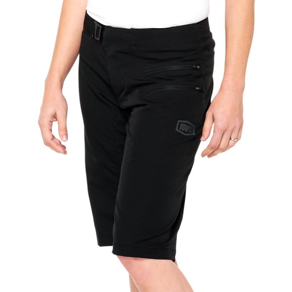 100%® - Airmatic Women's Shorts (Small, Black)