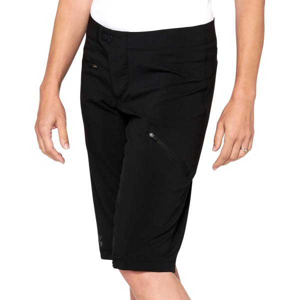 100%® - Ridecamp V2 Women's Shorts (Medium, Black)