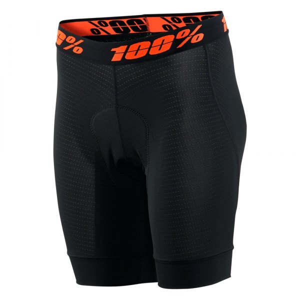 100%® - Crux Men's Liner Shorts (28, Black)