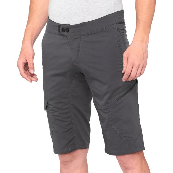100%® - Ridecamp Shorts (28, Charcoal)