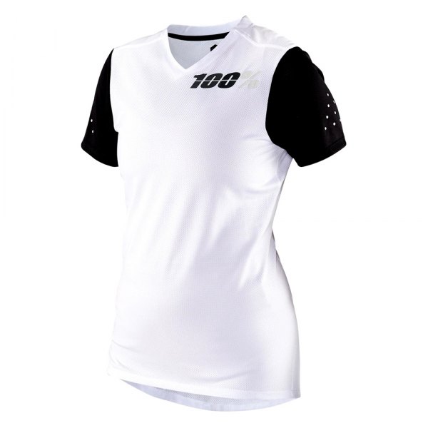100%® - Ridecamp Women's Jersey (Large, White)