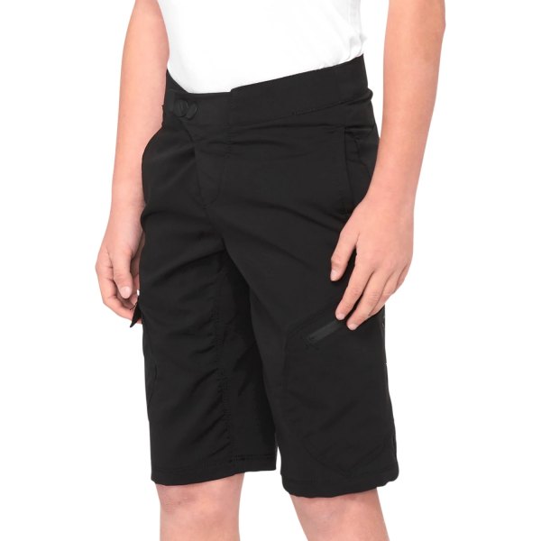 100%® - Ridecamp Youth Shorts (22, Black)