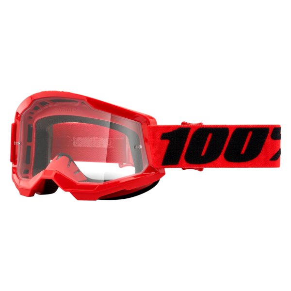100%® - Strata 2 Goggles (Red)