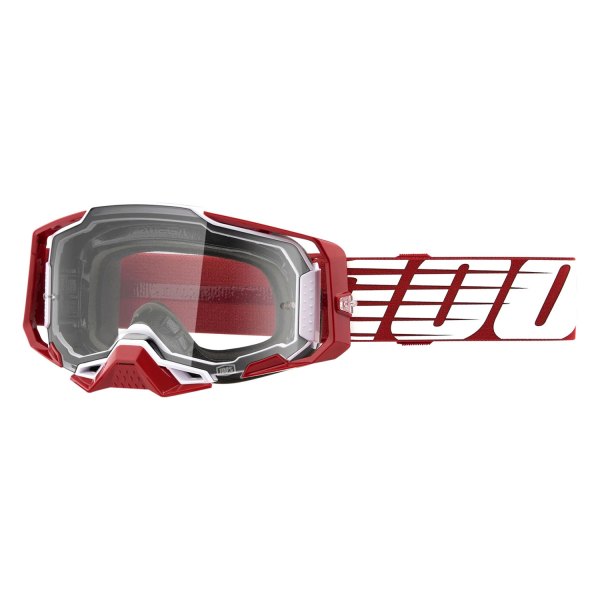 100%® - Armega Goggles (Oversized Deep Red)