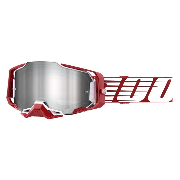 100%® - Armega Goggles (Oversized Deep Red)
