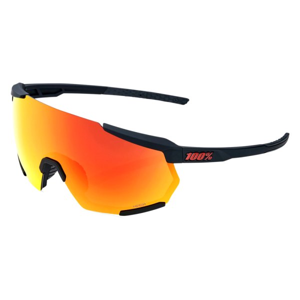 100%® - Racetrap 3.0 Sunglasses (Soft Tact Black)