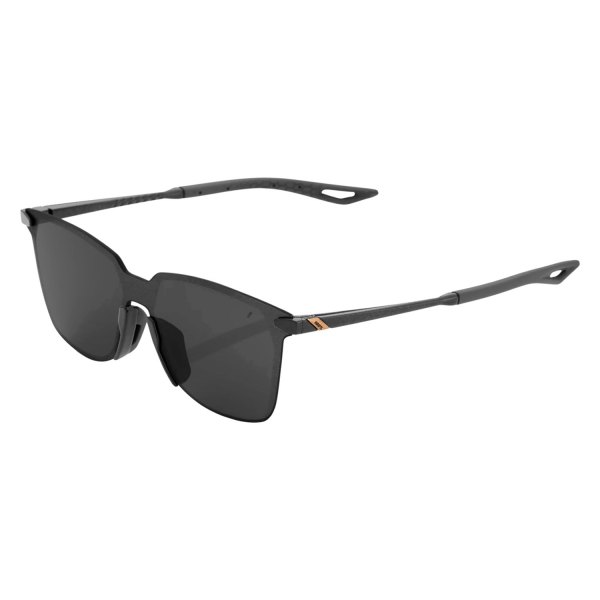 100%® - Legere Ultracarbon Square Sunglasses (Polished Black)