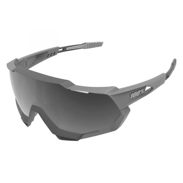 100%® - Speedtrap Sunglasses (Soft Tact Stone Gray)