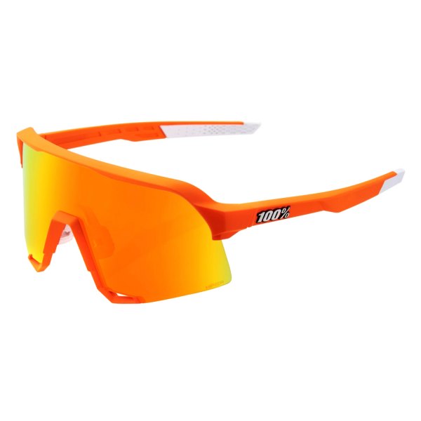 100%® - S3 Performance Sunglasses (Soft Tact Neon Orange)
