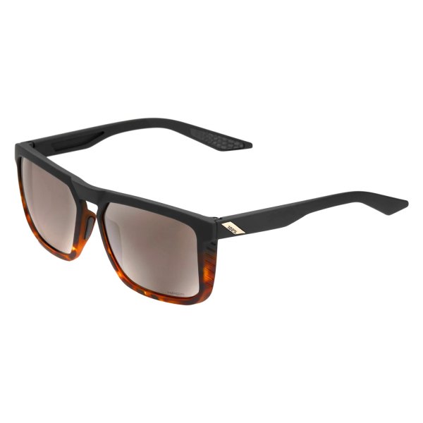 100%® - Renshaw Sunglasses (Soft Tact Black/Havana Fade)