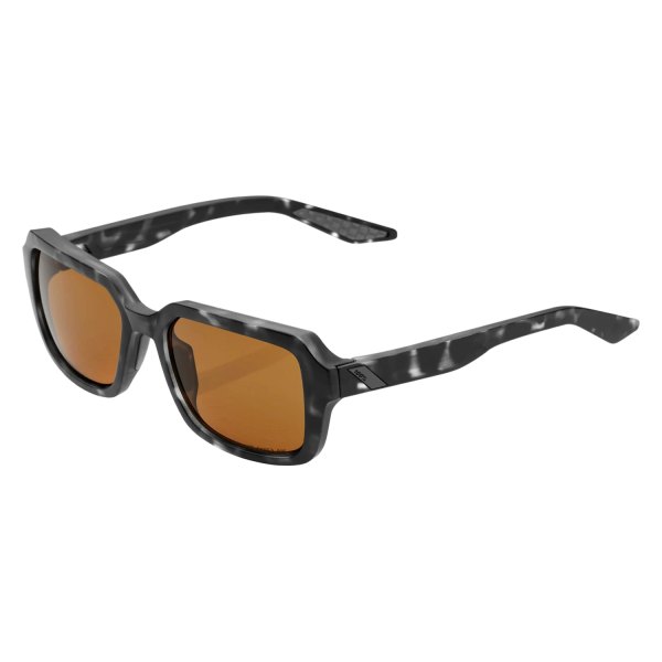 100%® - Rideley Sunglasses (Matte Black Havana)