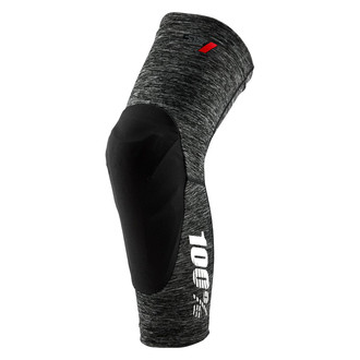 100%® - Teratec Small Gray Heather/Black Knee Guards