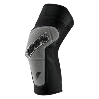 100%® - Ridecamp Small Black/Gray Knee Guards