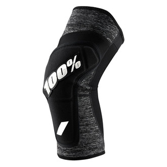 100%® - Ridecamp Small Gray Heather/Black Knee Guards