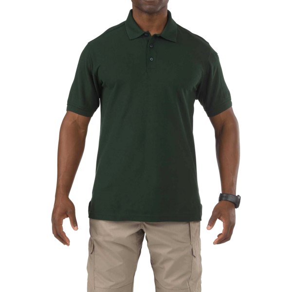 5.11 Tactical® - Utility Men's Medium LE Green Regular Polo Shirt
