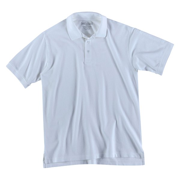 5.11 Tactical® - Utility Men's XX-Large White Tall Polo Shirt