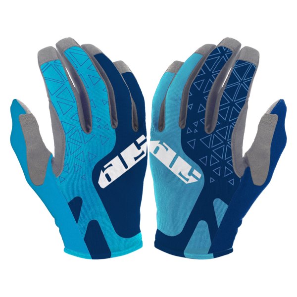 509® - 4 Low Gloves (Small, Cyan/Navy)