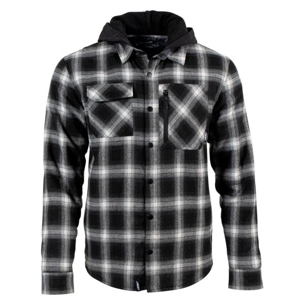 509® - Tech Flannel Jacket (Small, Black/Gray Check)