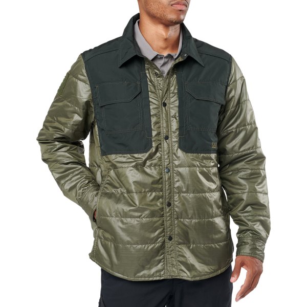 5.11 Tactical® - Peninsula Insulator Shirt Jacket (Medium, Black Heather)