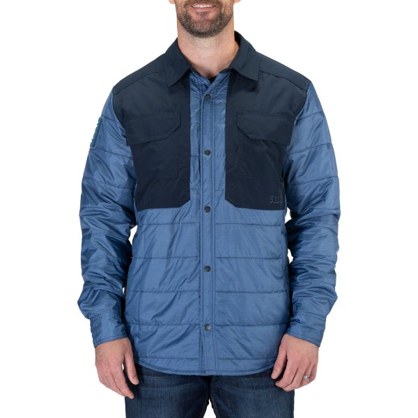 5.11 Tactical® - Peninsula Men's Medium Ensign Blue Heather Insulator Shirt Jacket
