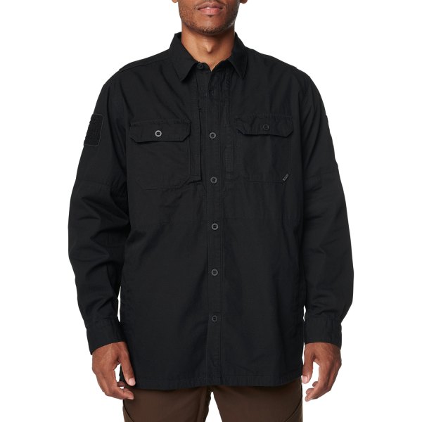 5.11 Tactical® - Frontier Shirt Jacket (Large, Black)