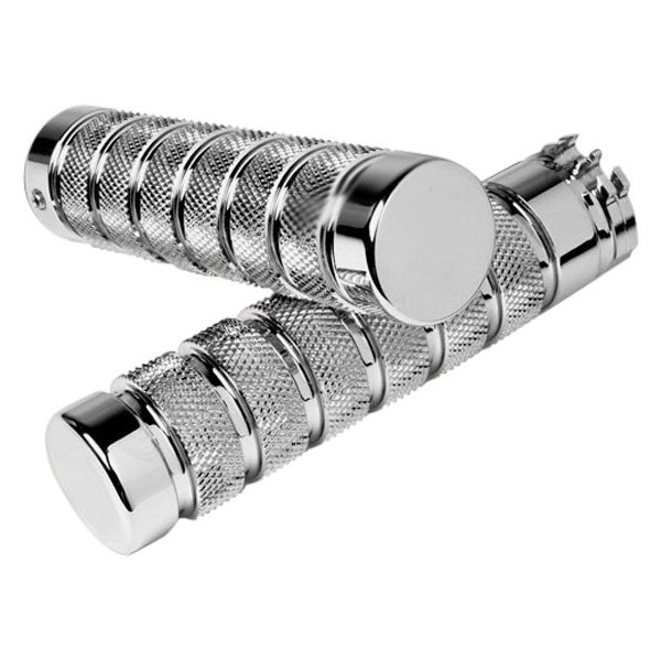 Accutronix® - Knurled Notched Chrome Grips