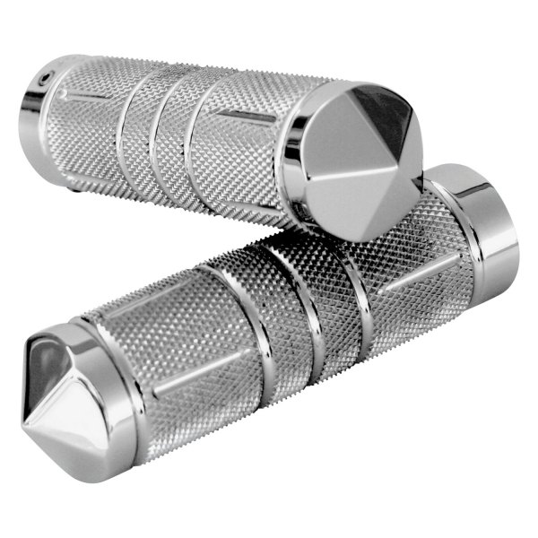 Accutronix® - Knurled Diamond Black Aluminum Grips 