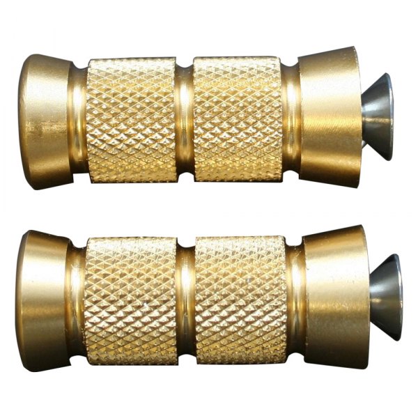 Accutronix® - Knurled Grooved Style Gold Toe Pegs