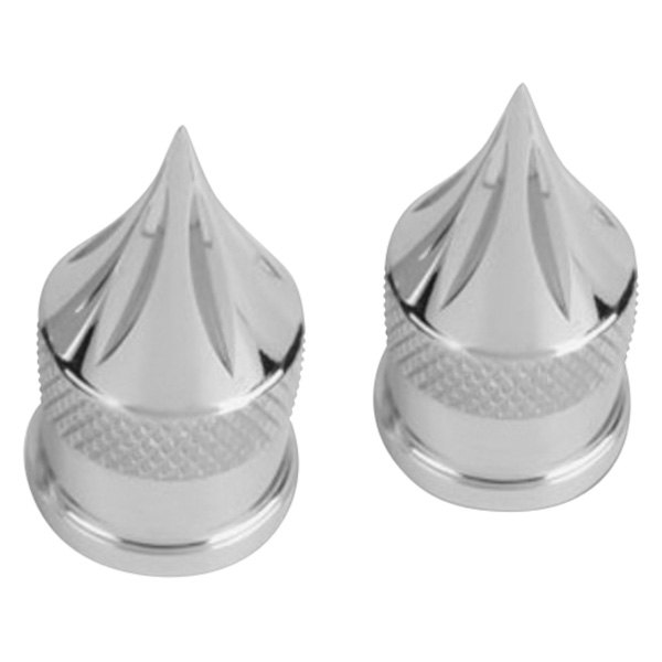 Accutronix® - Tribal Front Polished Aluminum Axle Caps
