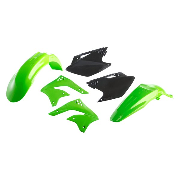 Acerbis® - Standard™ Black/Green (Original 08) Plastic Kit